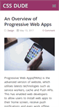 Mobile Screenshot of cssdude.com
